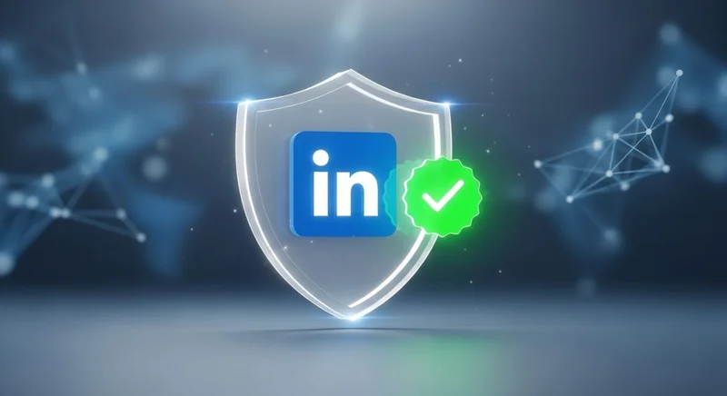 Escudo de verificación de LinkedIn para proteger contra el fraude