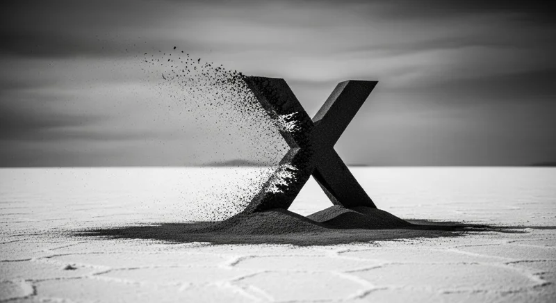 Escultura de logo