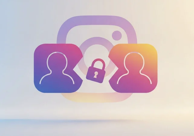 perfiles de instagram separados con candado roto