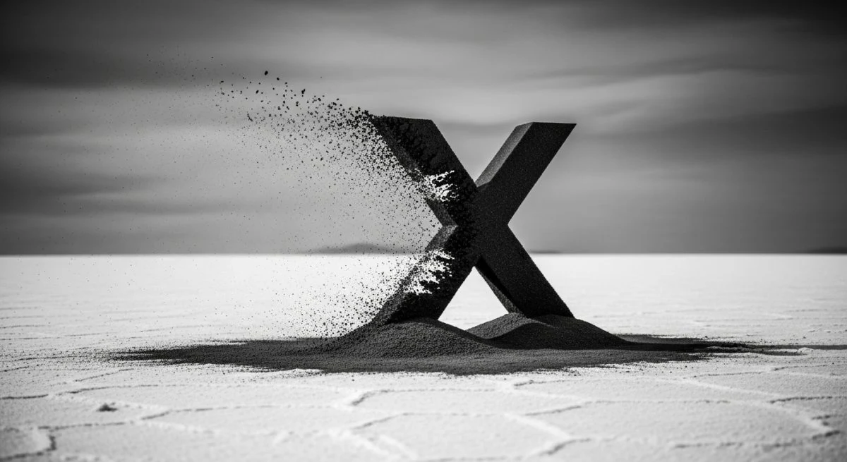 Escultura de logo