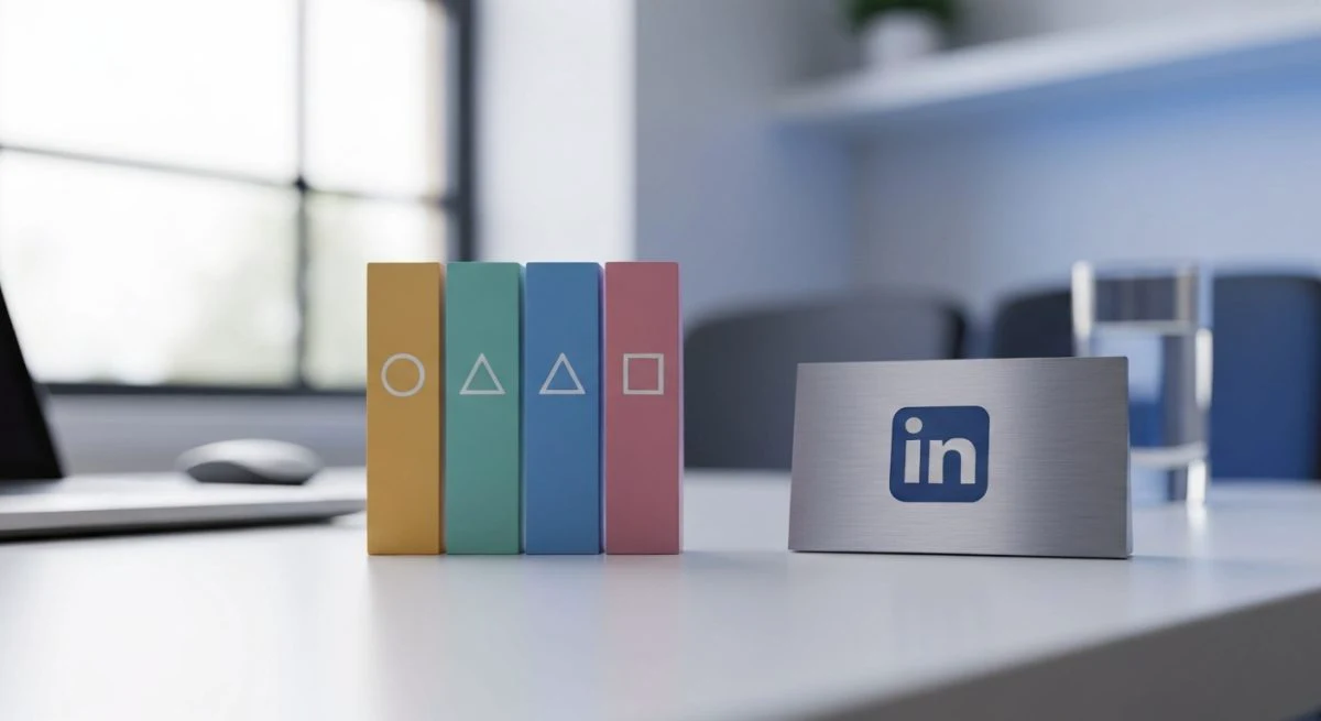 Tres bloques verticales de precios LinkedIn Sales Navigator con placa
